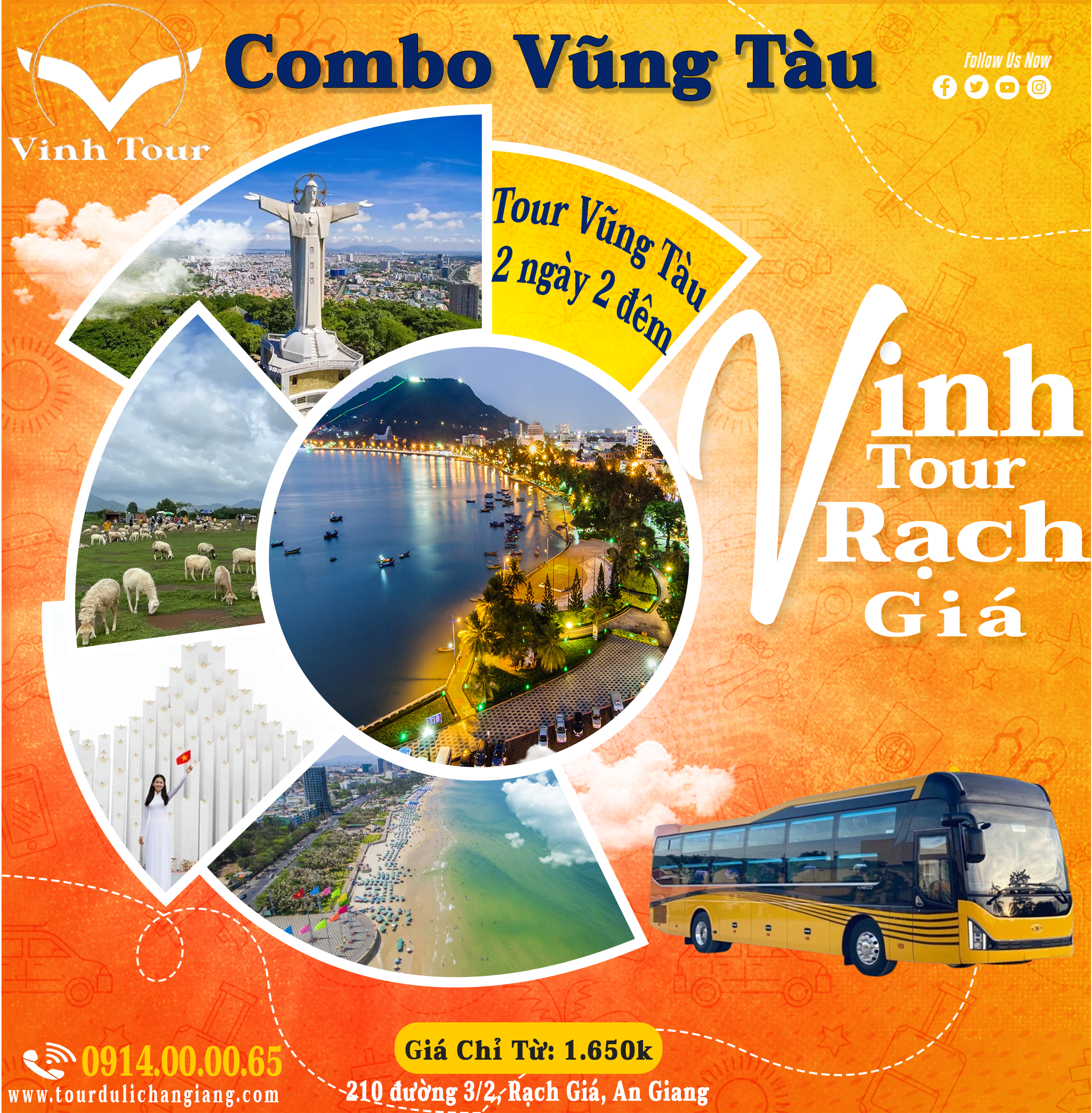 Combo du lịch Vũng Tàu 2 ngày 2 đêm