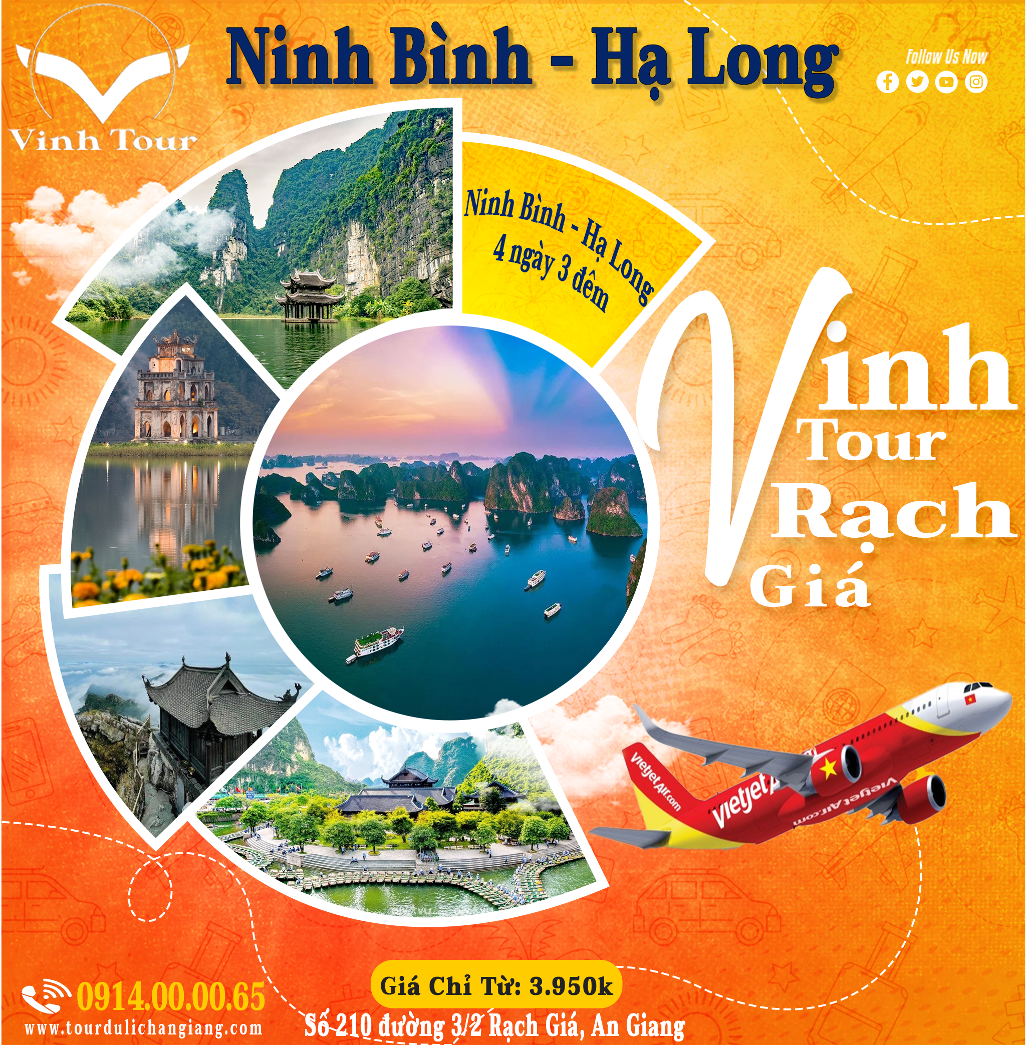 Tour Du Lịch Ninh Bình - Hạ Long 4n3d