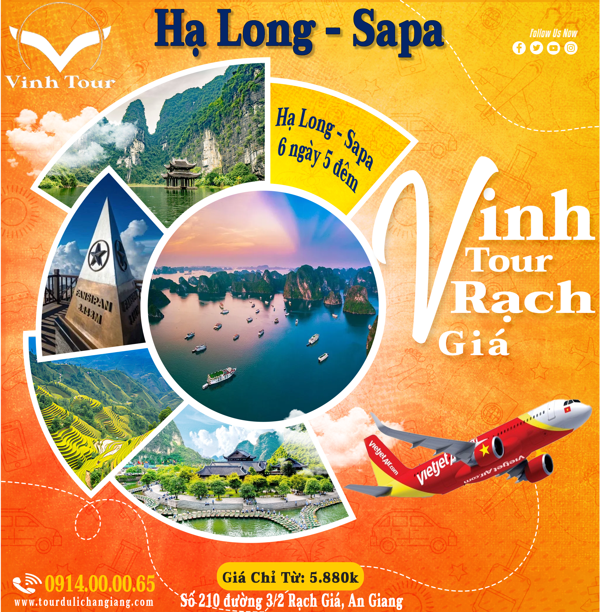 Tour du lịch Sapa - Fanxipan 4n3d